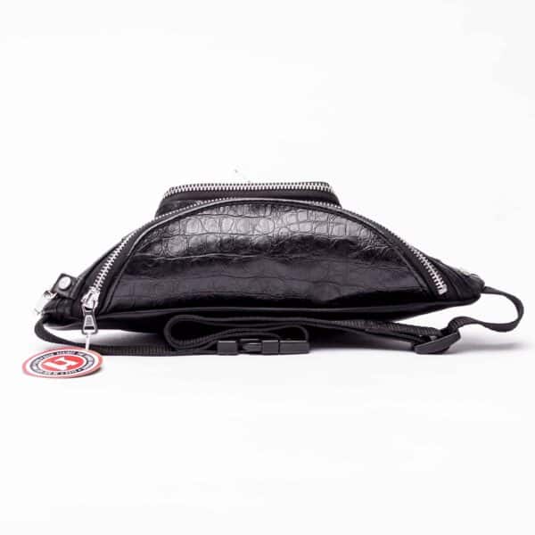 Clip Hipbag: Black Leather – Bild 3