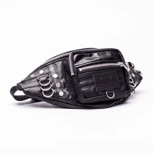 Clip Hipbag: Black Leather – Bild 2