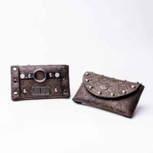 Studded Small Wallet - Earth