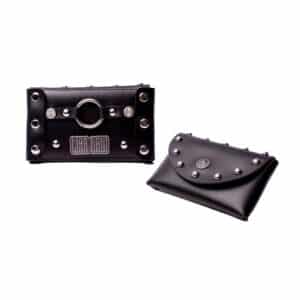 Studded Small Wallet - Smooth