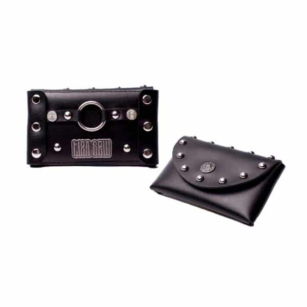 Studded Small Wallet - Smooth