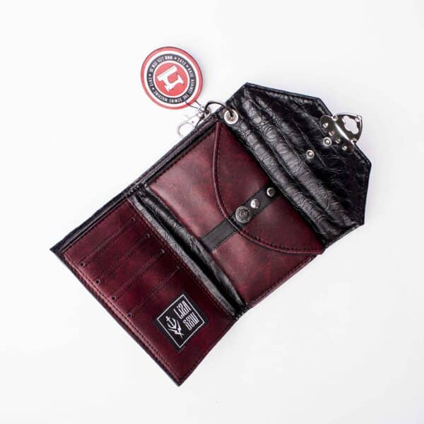 Portemonnaie: Burgundy Spikes – Bild 5
