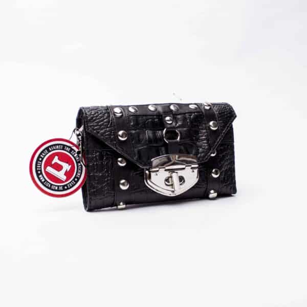 Portemonnaie: Black Croc