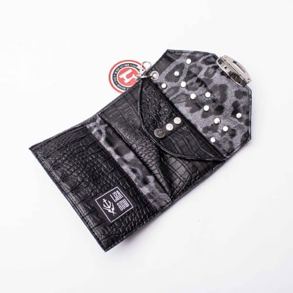 Portemonnaie: Black Croc – Bild 4