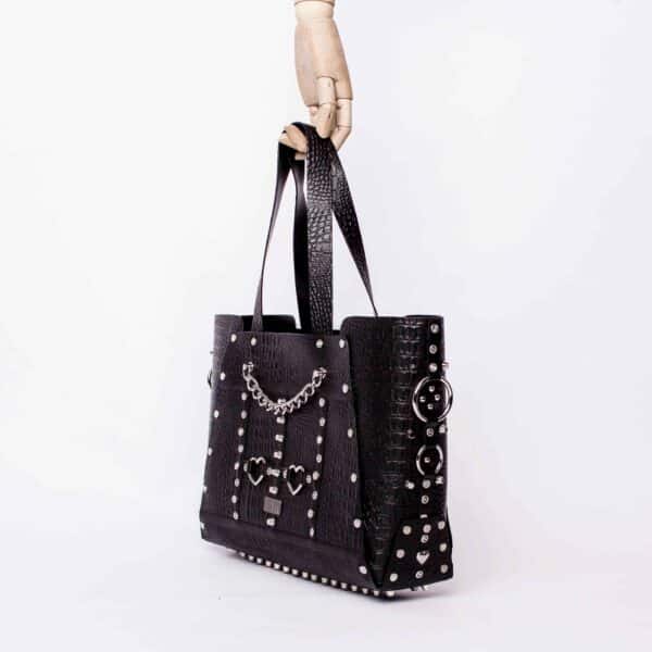 Studded Bag: Croc – Bild 4