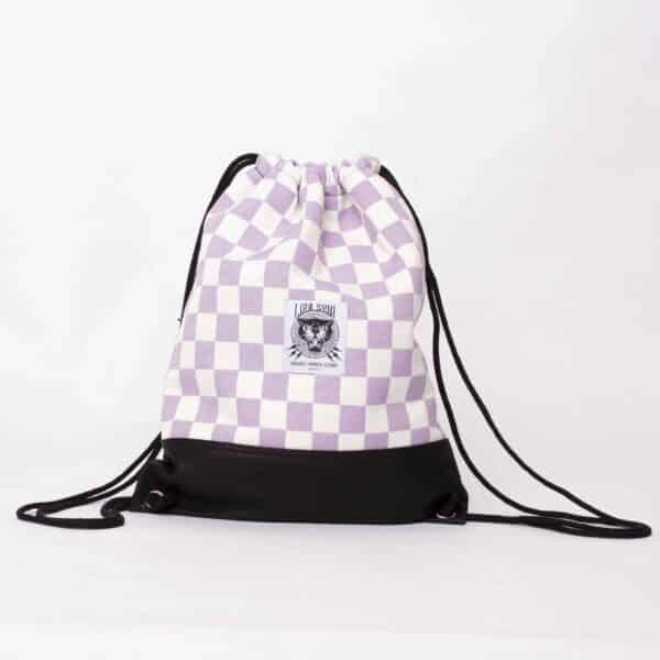 Gymbag 4 Kids: Lilac Check