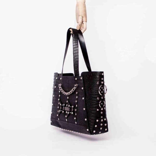 Studded Bag: Croc – Bild 6
