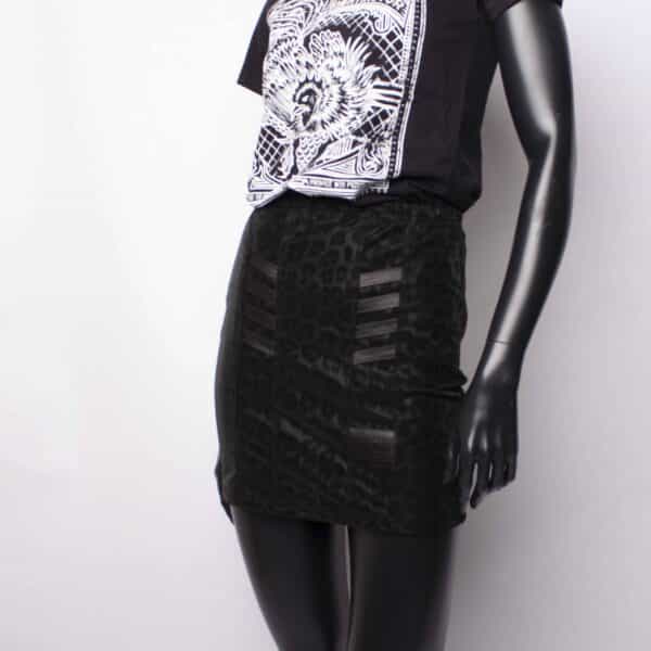 Stretch Skirt: Black Wild – Bild 3