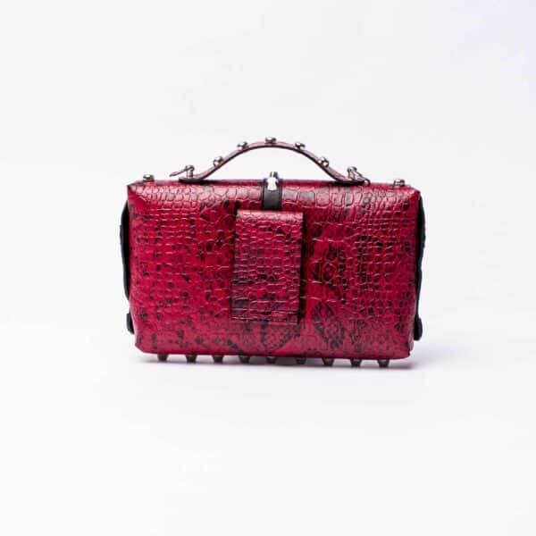 Studded Small Bag: Red Love – Bild 6
