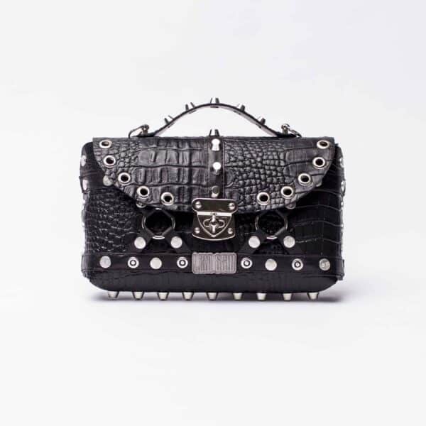 Studded Small Bag: Eyelets