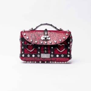 Studded Small Bag: Red Love