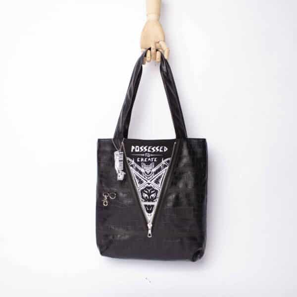 Tasche- Sewicidal  Black Croc