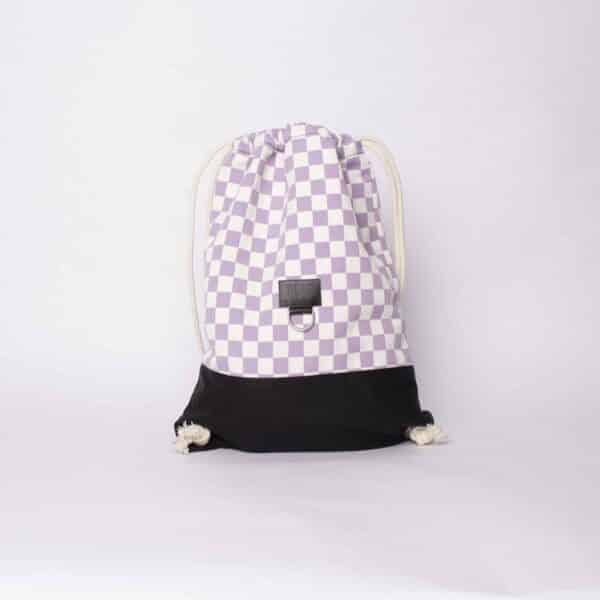 Gymbag: Lilac Check