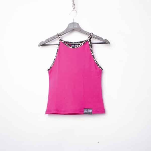 Handmade TankTop: Pink Rib – Bild 4