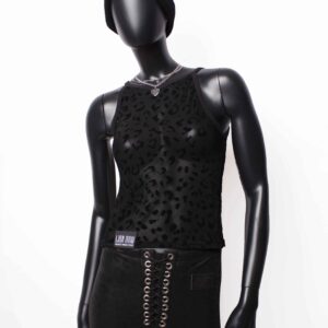 Handmade TankTop: Wild Mesh Flock