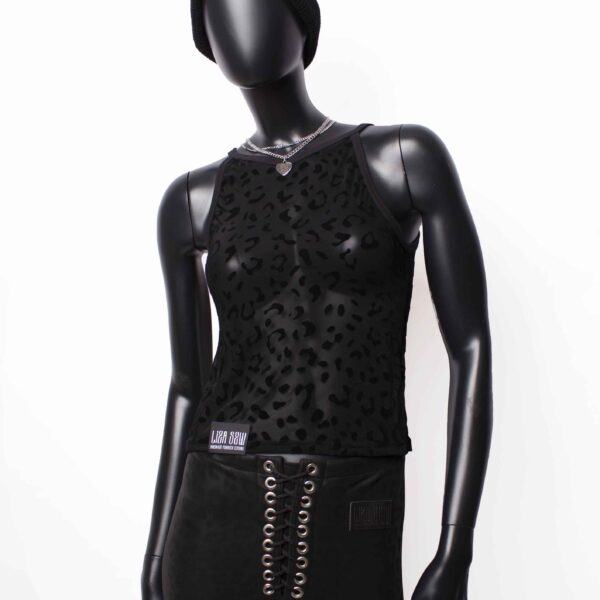 Handmade TankTop: Wild Mesh Flock