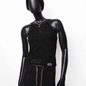 Handmade doublelayer TankTop: Wild Mesh Flock
