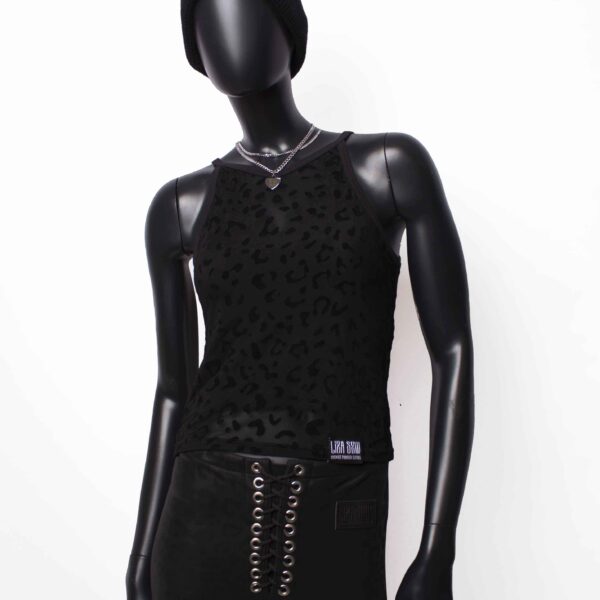 Handmade doublelayer TankTop: Wild Mesh Flock