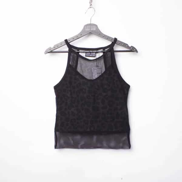 Handmade doublelayer TankTop: Wild Olive Rib – Bild 4
