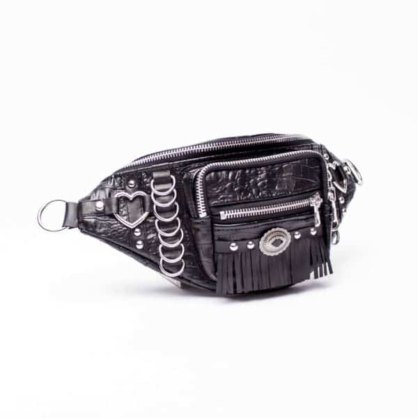 Clip Hipbag: Black Fringes – Bild 3