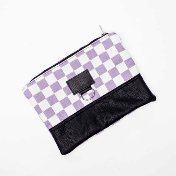 Kosmetiktasche/ Mäppchen: Lilac Check