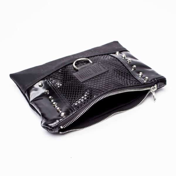 Kosmetiktasche/ Mäppchen: Coated Black Studs – Bild 4