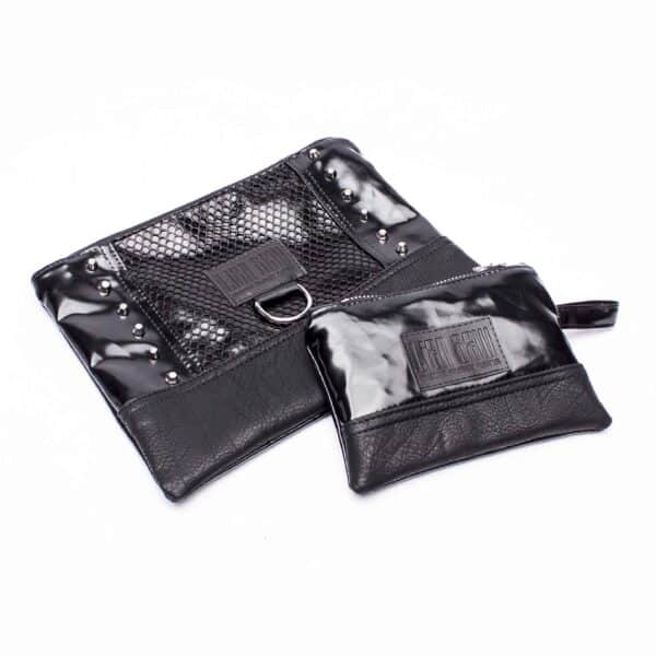 Kosmetiktasche/ Mäppchen: Coated Black Studs – Bild 3