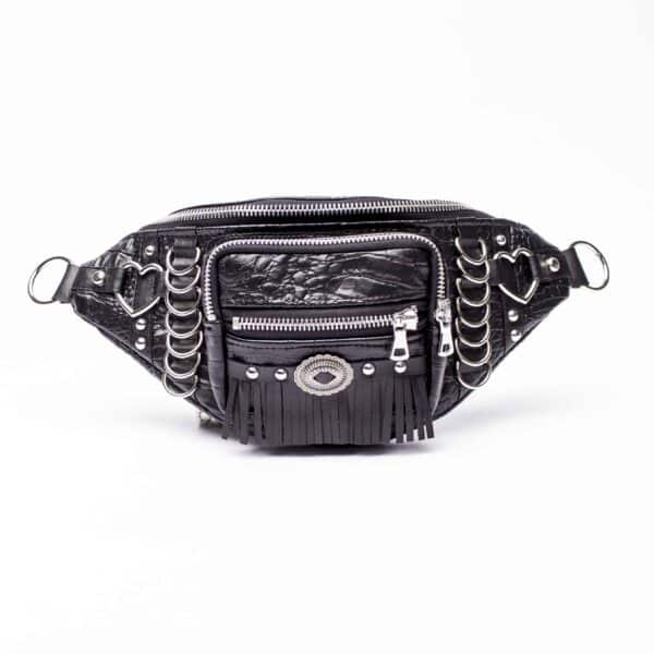 Clip Hipbag: Black Fringes – Bild 2