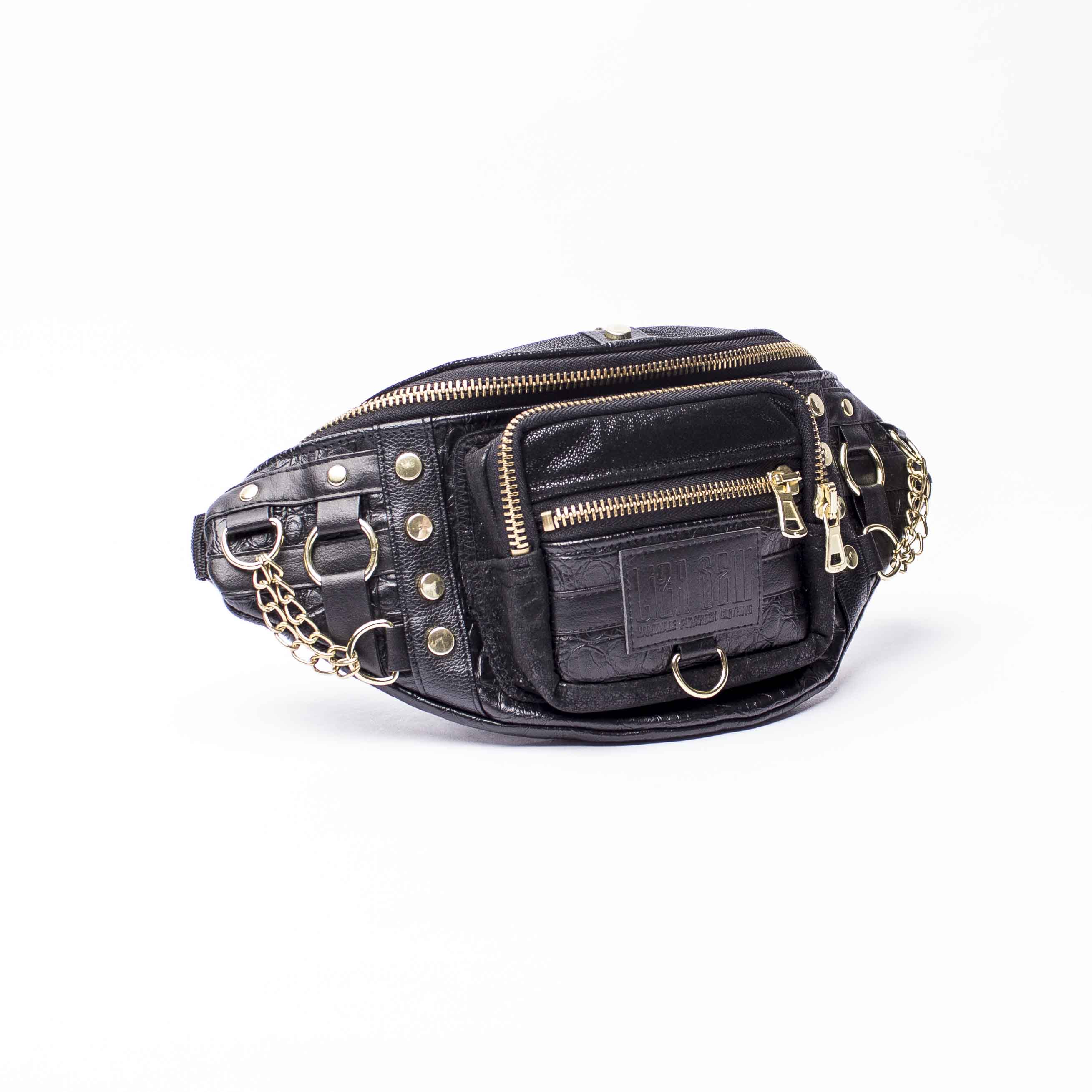 Hipbag: Golden Black Chains