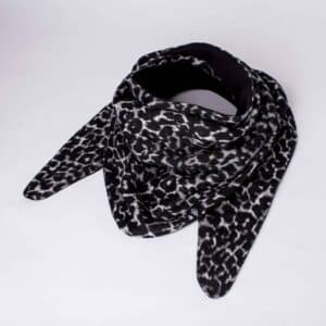 Schal: Soft Grey Leopard