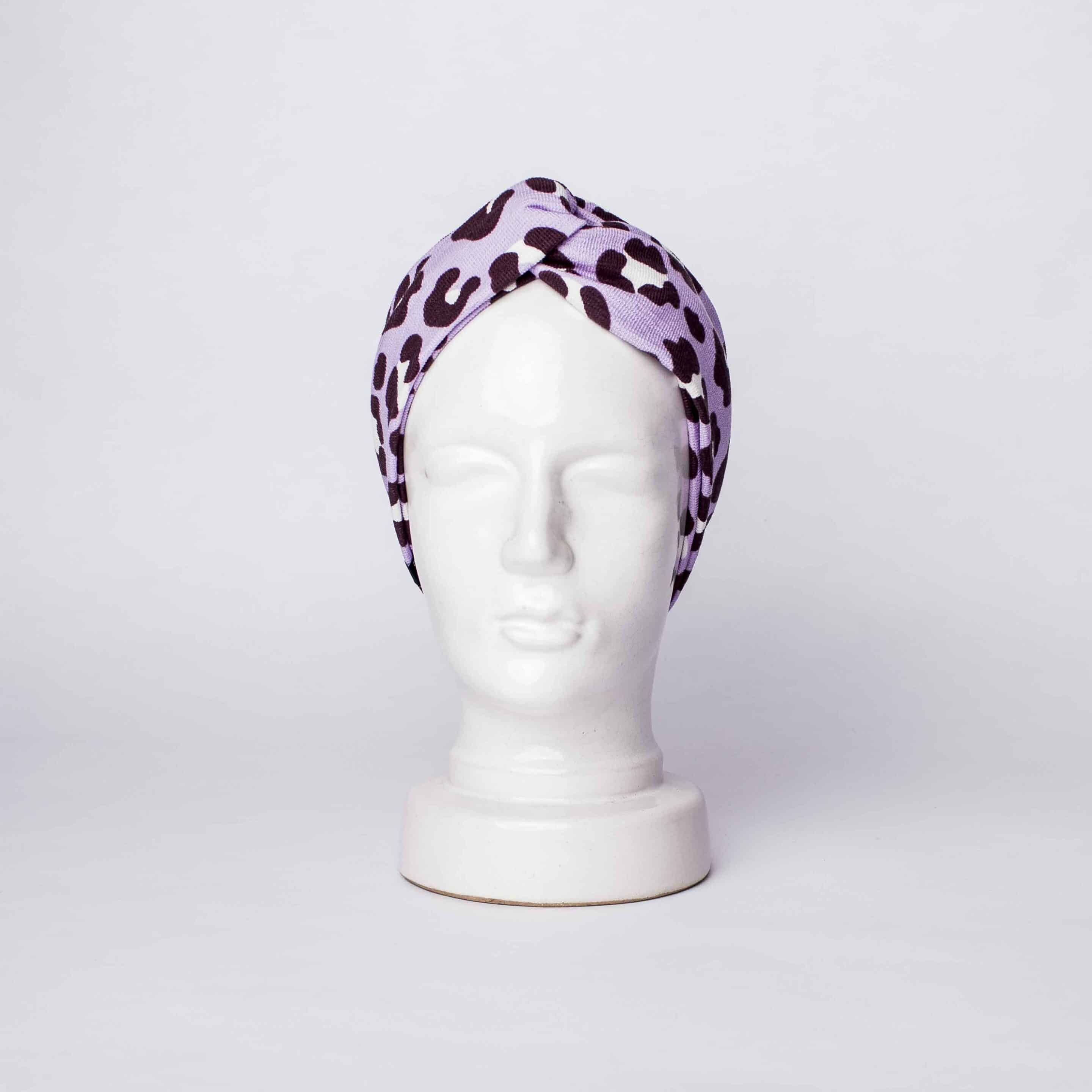 Headband Turban: Lilac Brown – Bild 2