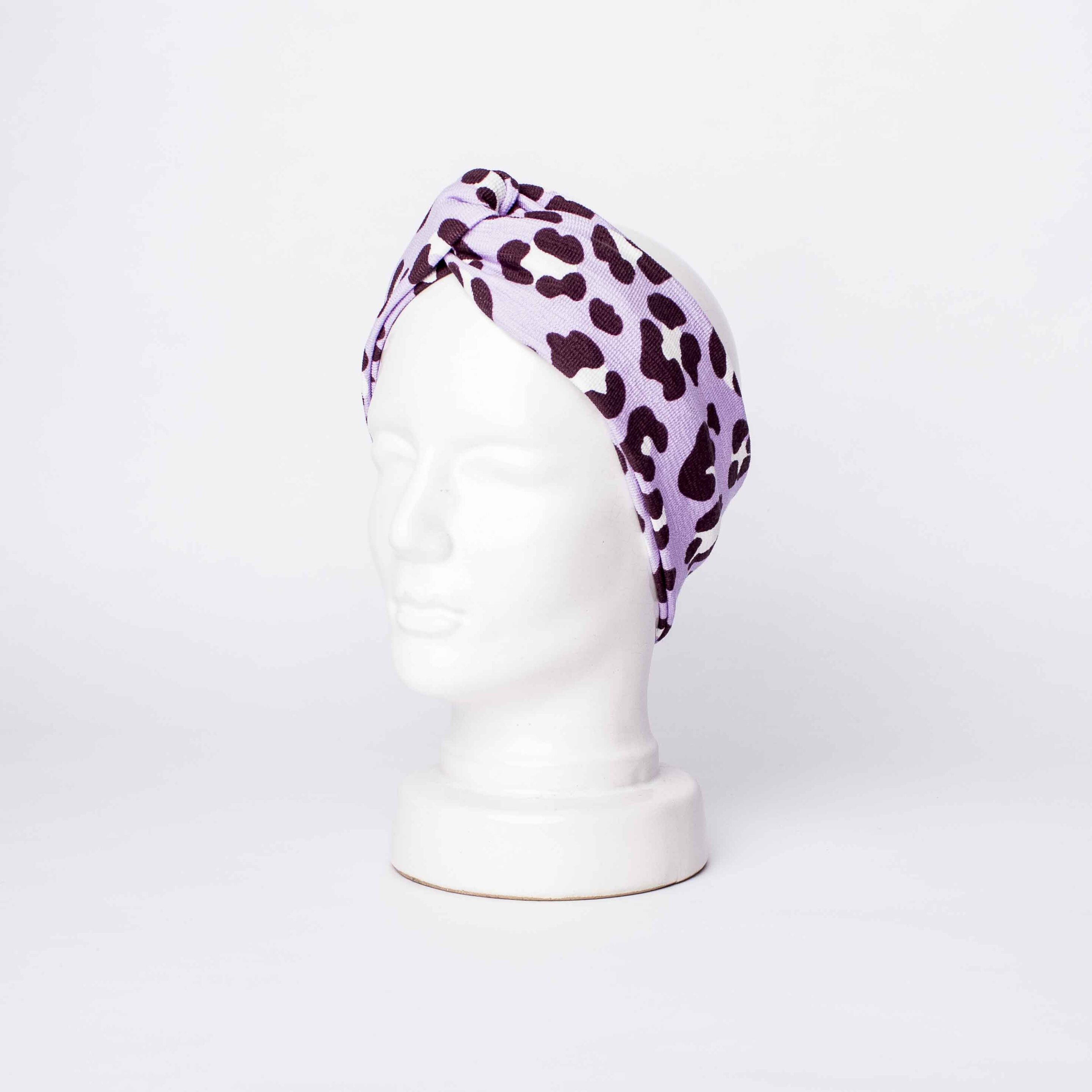 Headband Turban: Lilac Brown