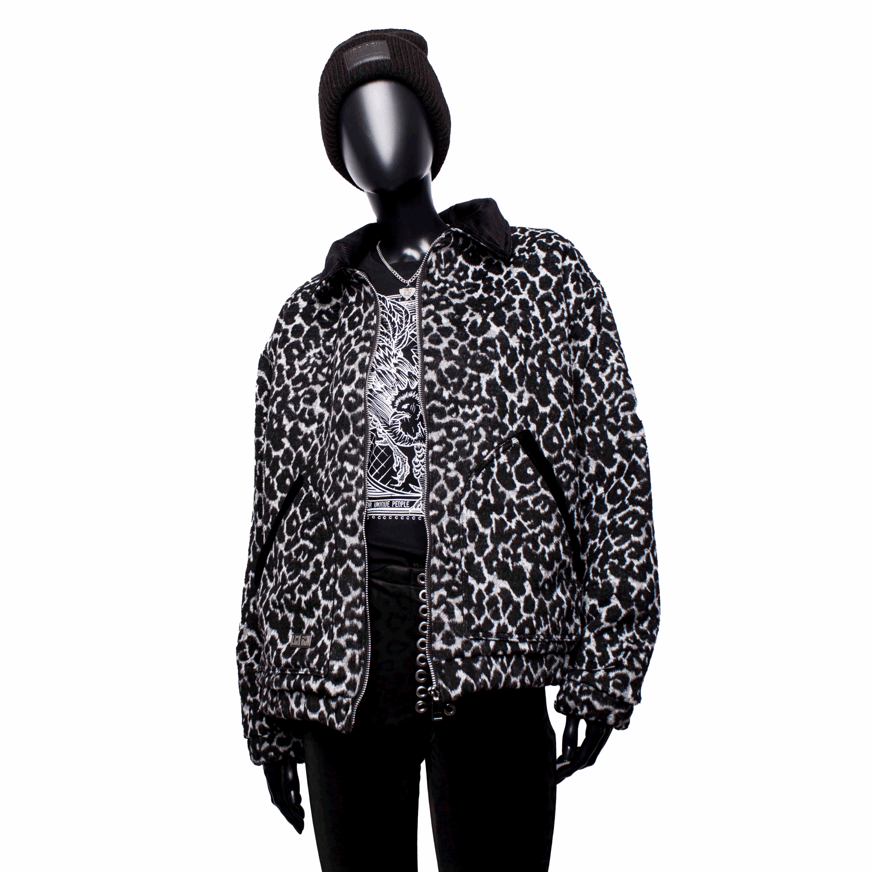 Handmade Oversized Jacket: Wild Grey – Bild 2