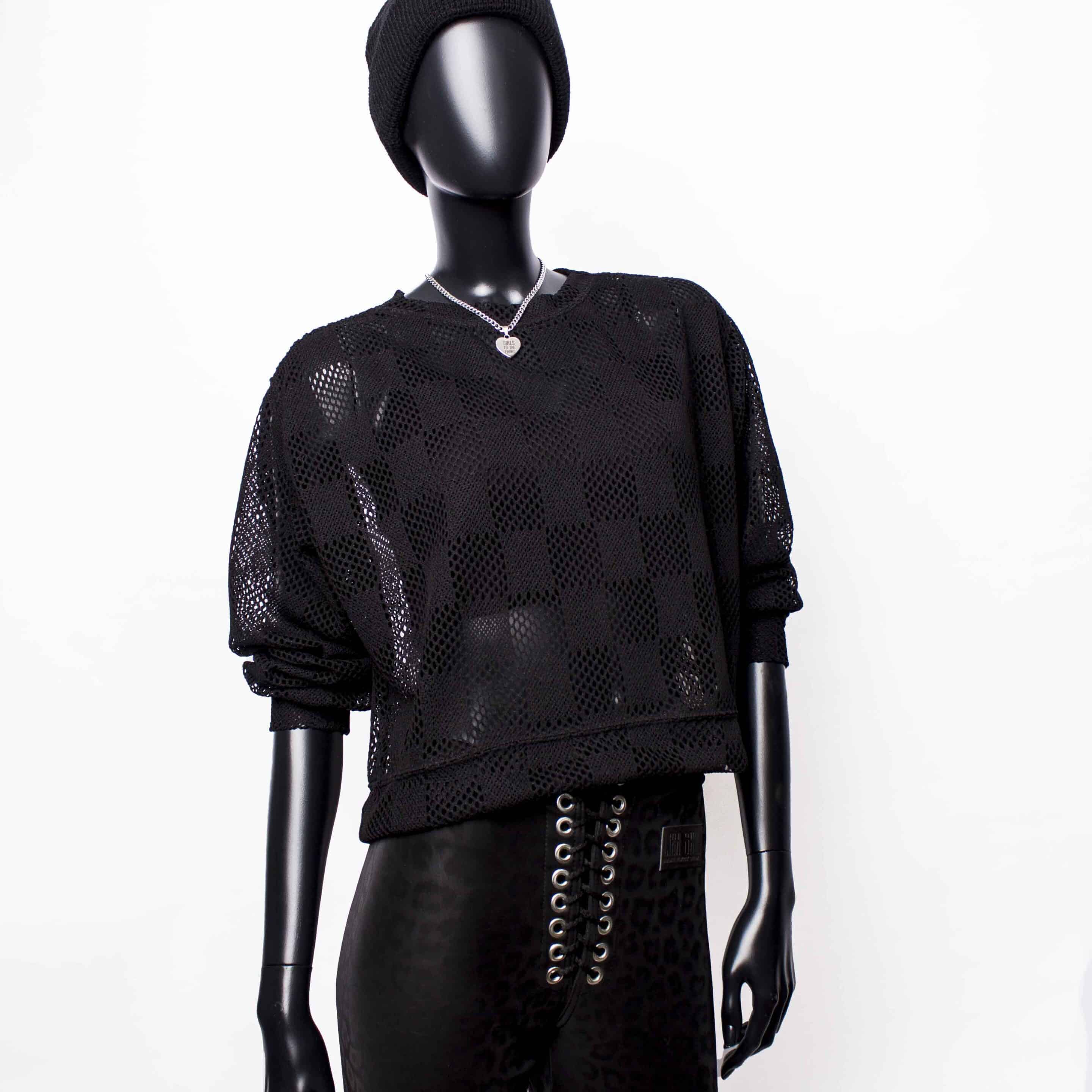 Handmade Sweater Translucent Check – Bild 2