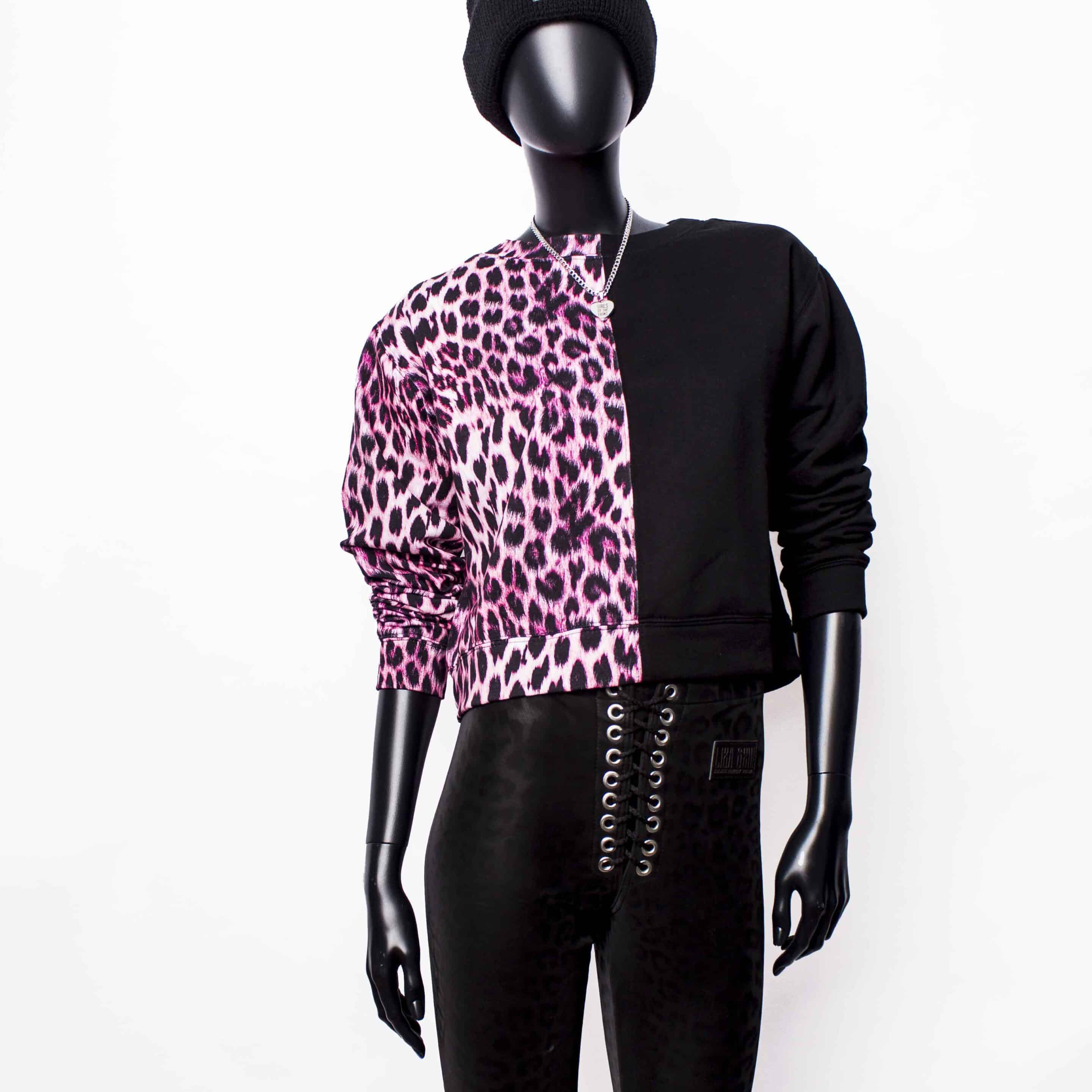 Handmade Sweater Wild Pink Split – Bild 4