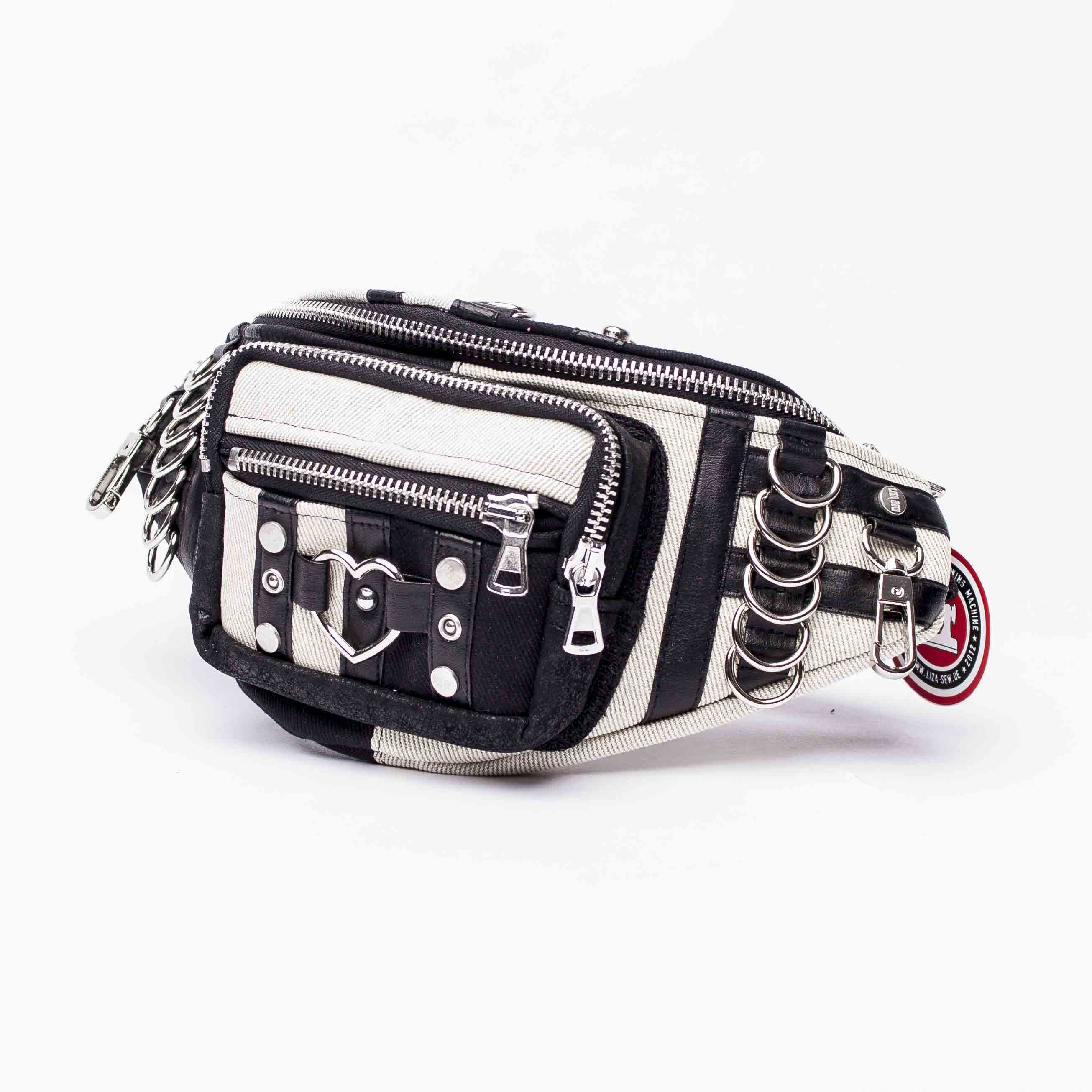 Hipbag: Black & White Split