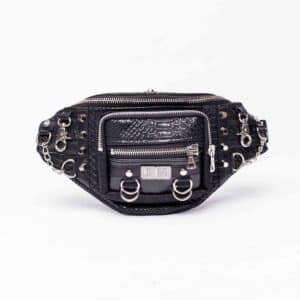 Hipbag: Black Croc