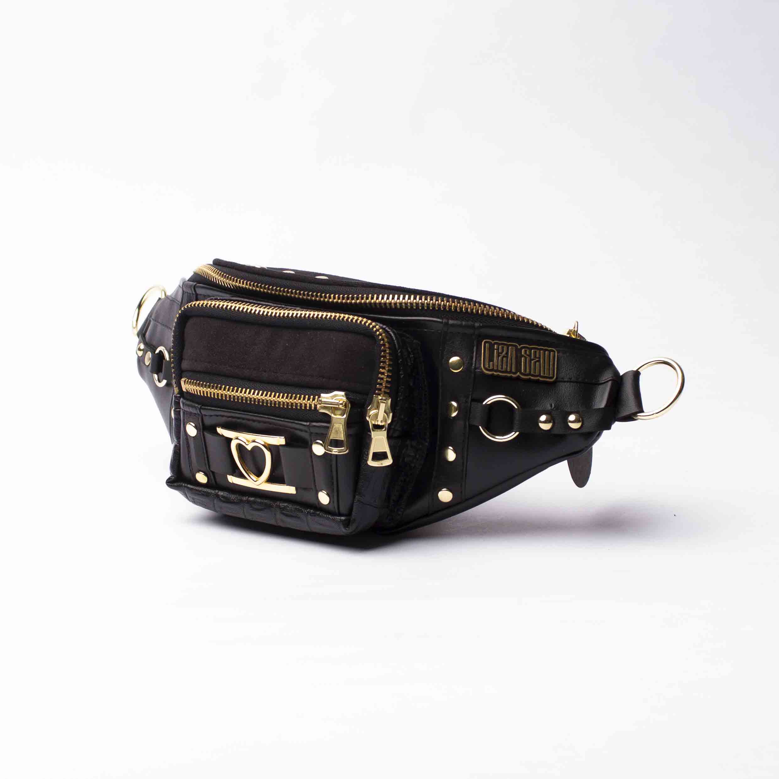 Clip Hipbag: Golden Black – Bild 3