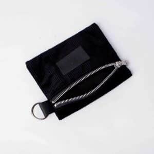Kosmetiktasche/ Mäppchen: Black Corduroy