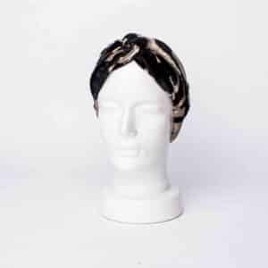 Headband Turban: Velvet Tiger
